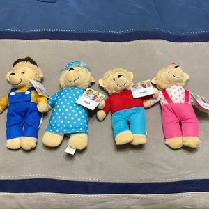 NWT The Berenstain Bears stuffed characters